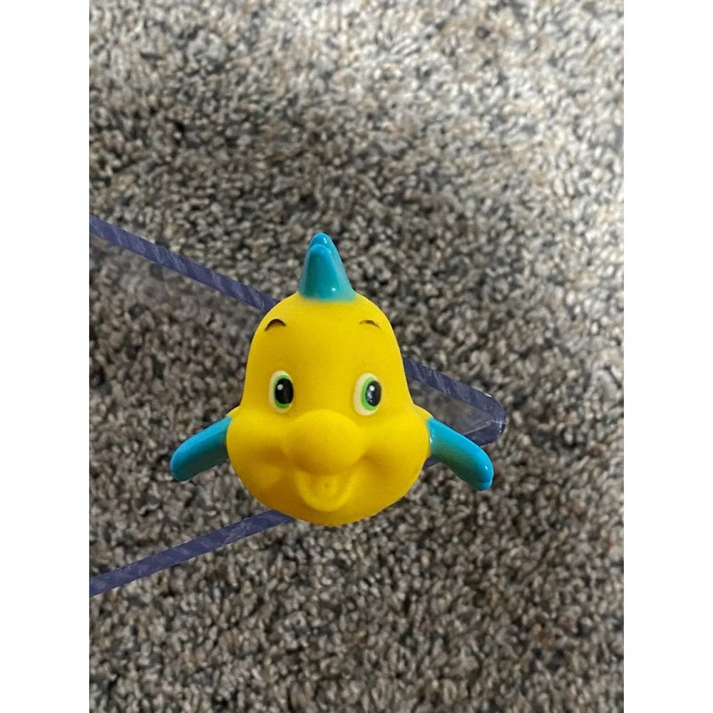 Figure Flounder Disney Unisex Yellow Good Little Mermaid Toy OS